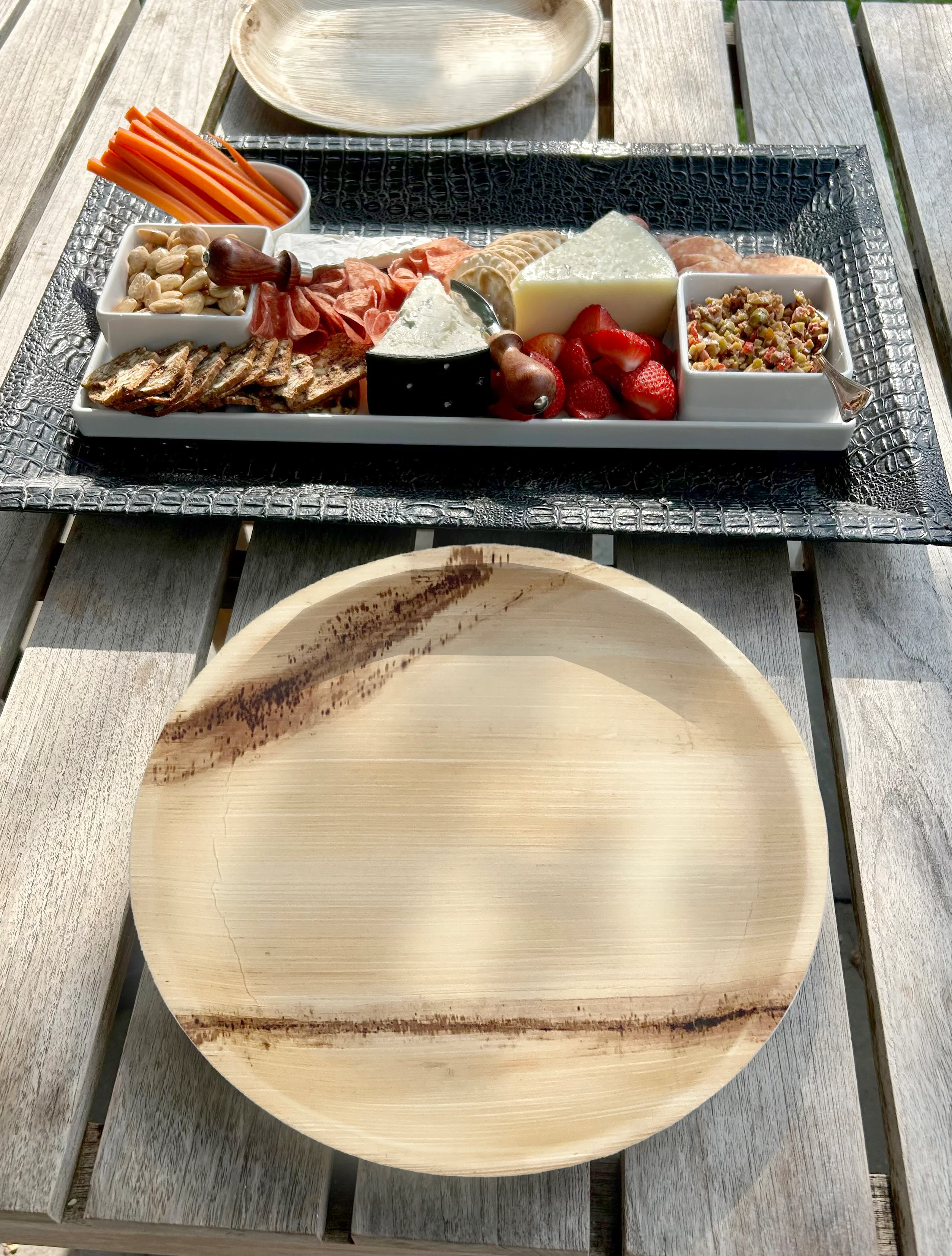 NEATtable Palm Leaf Plates | 12 Inch | Circular | 25-Count - Image 5