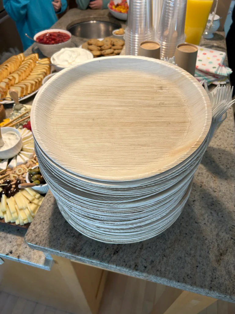 NEATtable Palm Leaf Plates | 12 Inch | Circular | 25-Count - Image 7