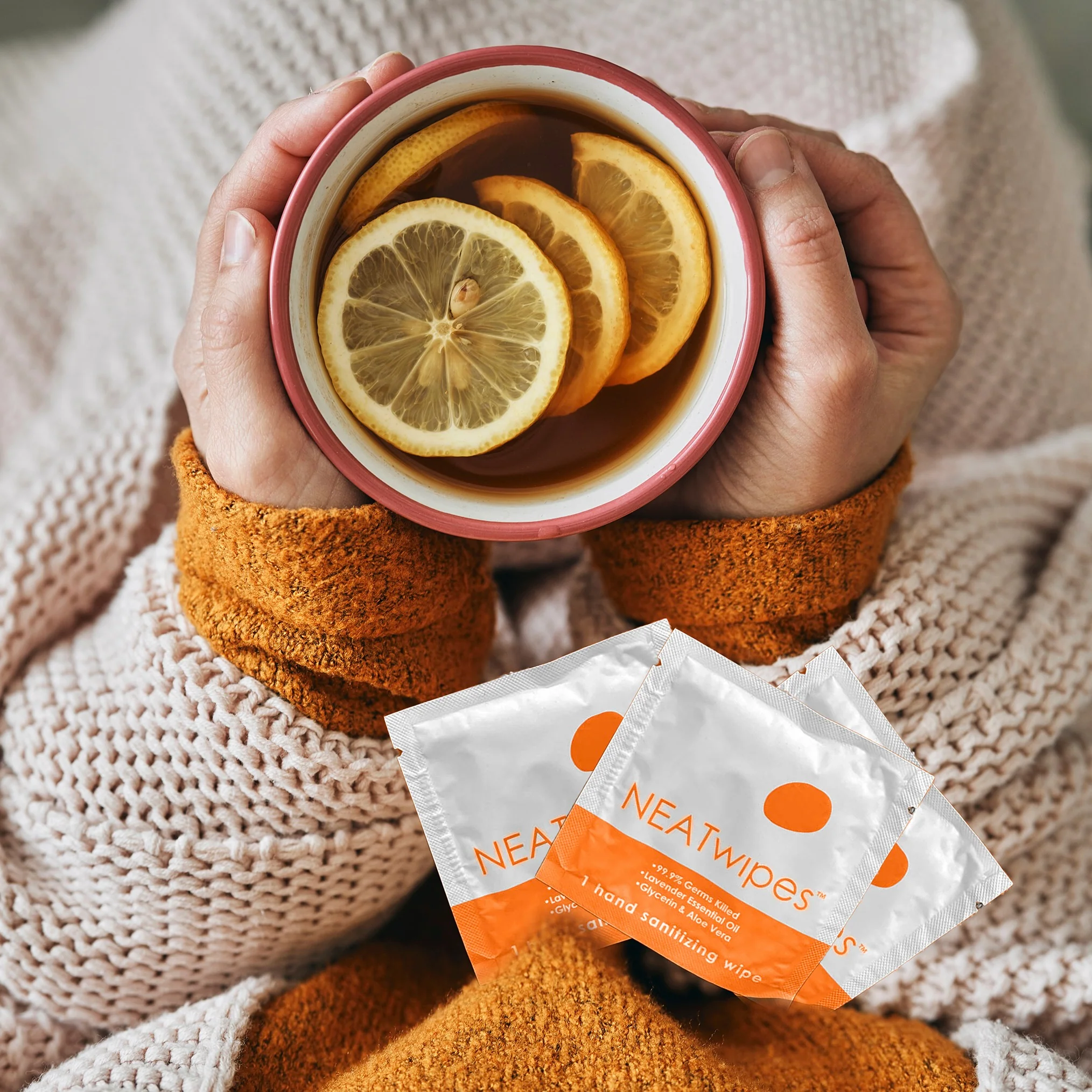 NEATwipes | 10-Count Multipack (240 Handwipes) | Fresh Citrus - Image 6